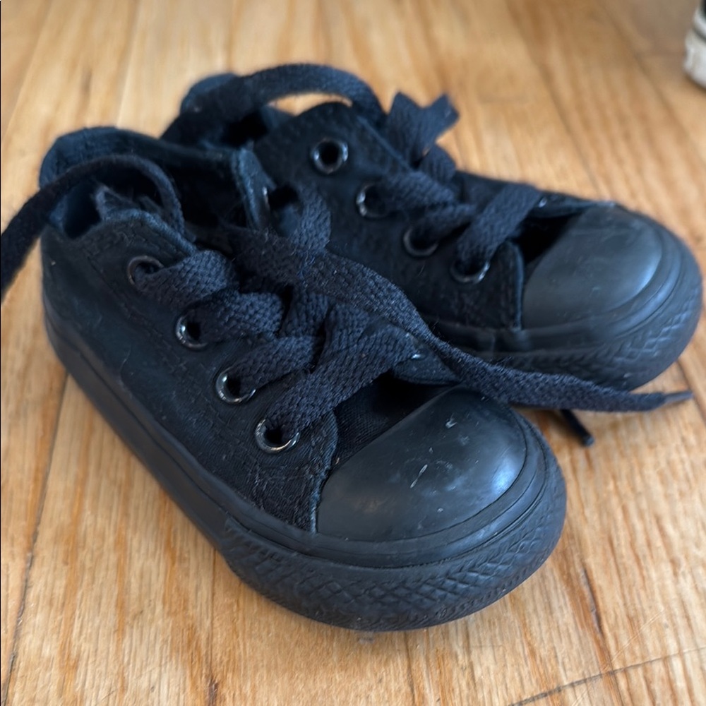 Kids Black Sneakers